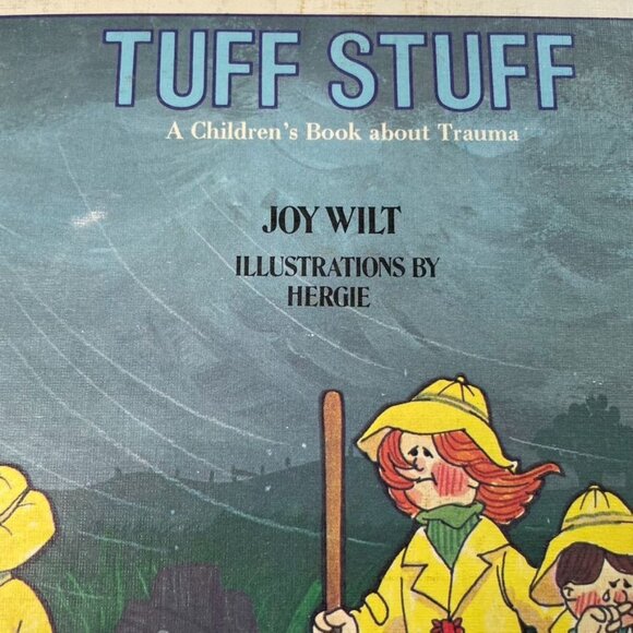 Vintage Childrens Book about Trauma Tuff Stuff u 1980 Joy Wilt Ready Set Grow Se - Picture 2 of 10
